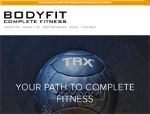Tablet Screenshot of bodyfitsandiego.com